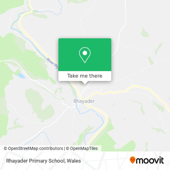 Rhayader Primary School map