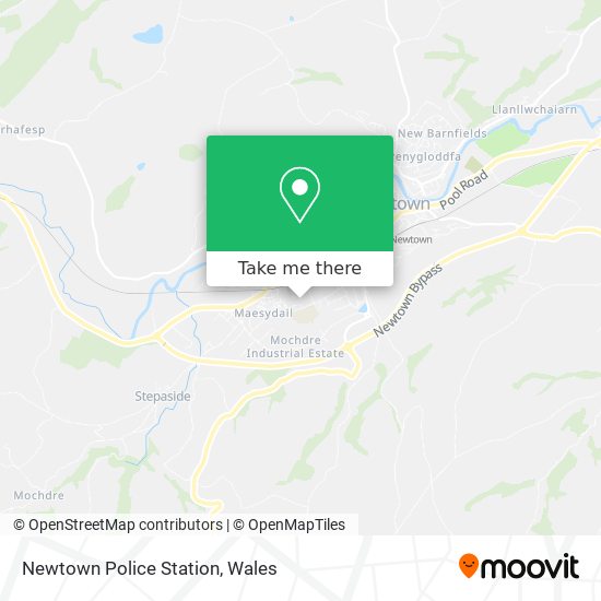 Newtown Police Station map