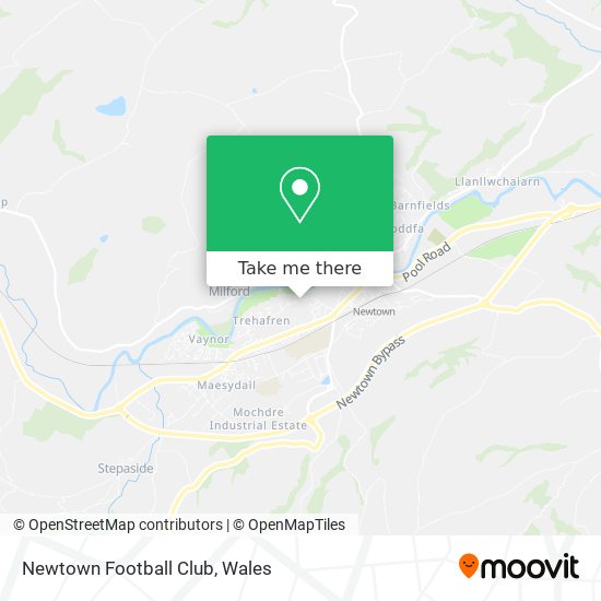 Newtown Football Club map