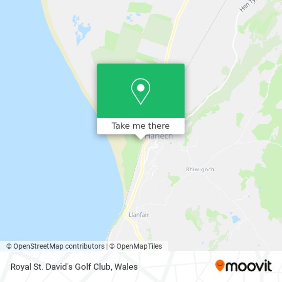 Royal St. David's Golf Club map