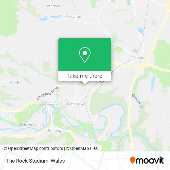 The Rock Stadium map