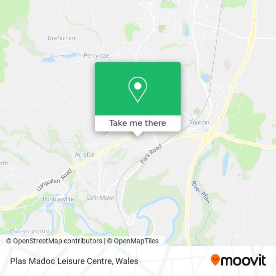 Plas Madoc Leisure Centre map