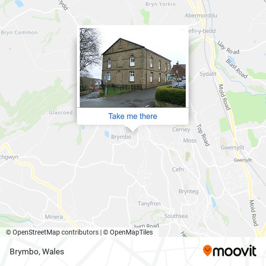 Brymbo map