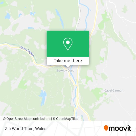 Zip World Titan map