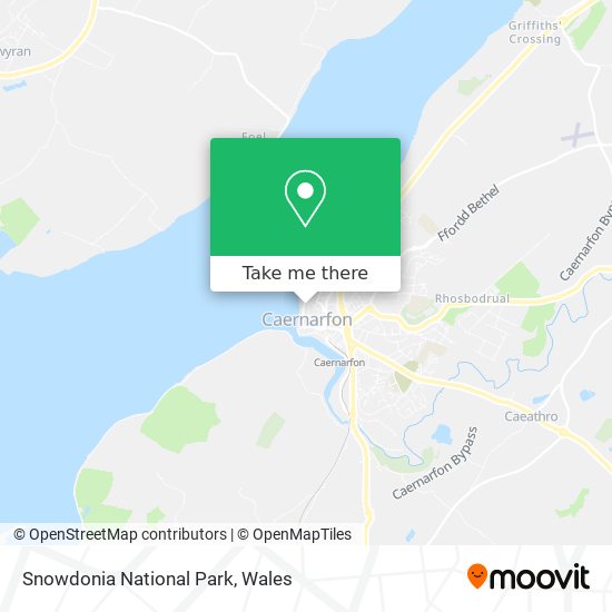 Snowdonia National Park map
