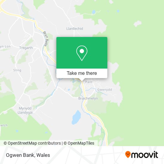 Ogwen Bank map