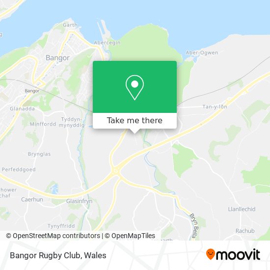 Bangor Rugby Club map