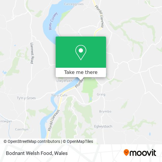 Bodnant Welsh Food map