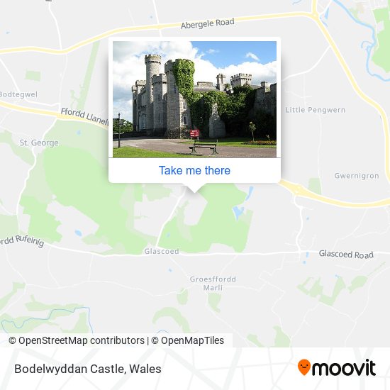 Bodelwyddan Castle map