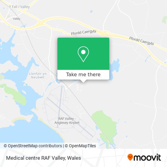 Medical centre RAF Valley map