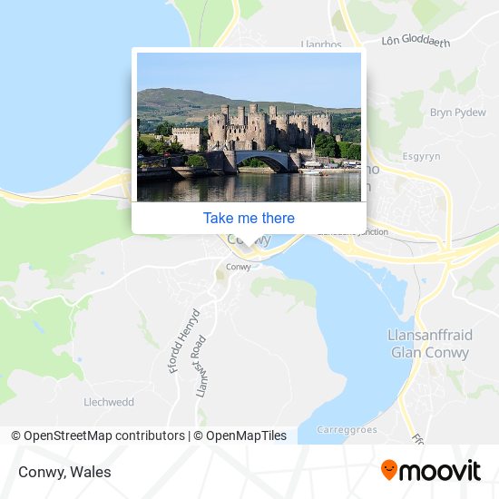 Conwy map