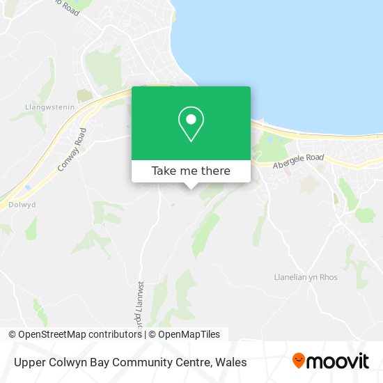 Upper Colwyn Bay Community Centre map