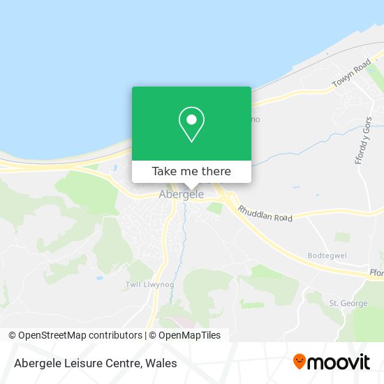 Abergele Leisure Centre map