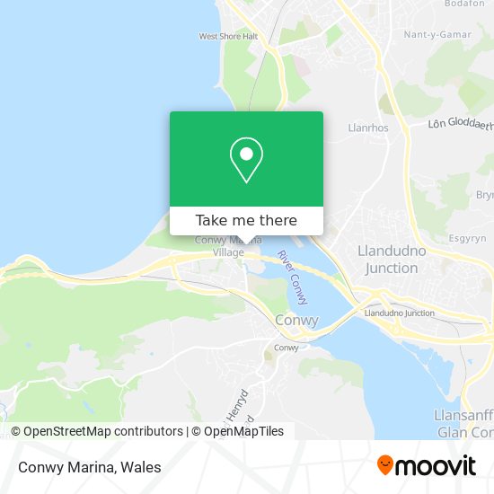 Conwy Marina map