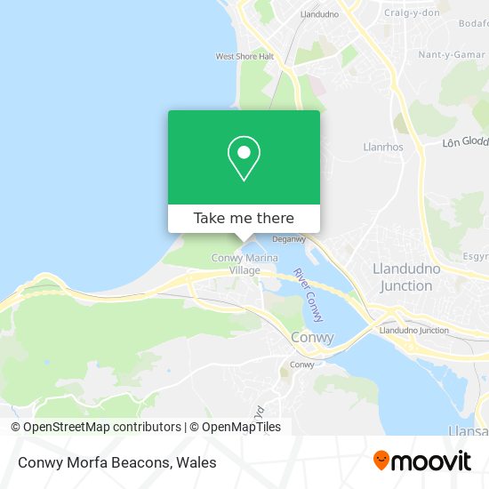 Conwy Morfa Beacons map