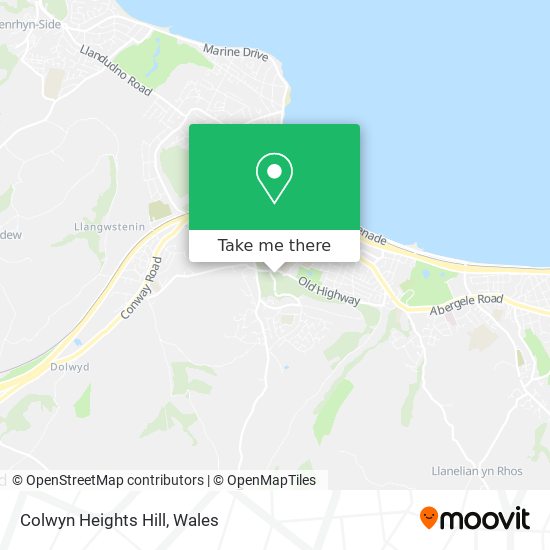 Colwyn Heights Hill map