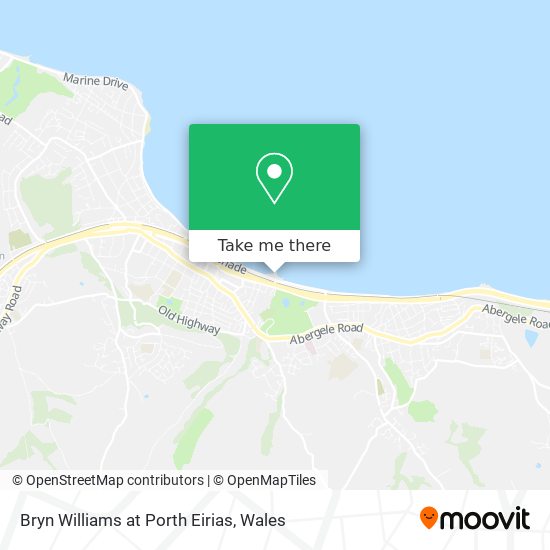 Bryn Williams at Porth Eirias map