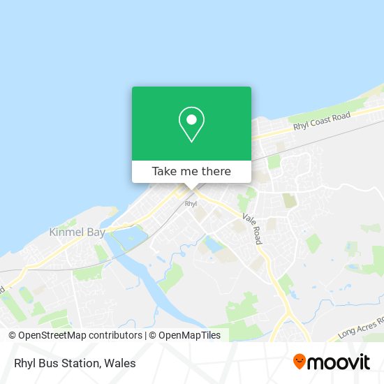 Rhyl Bus Station map