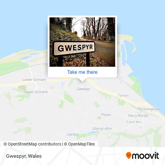 Gwespyr map