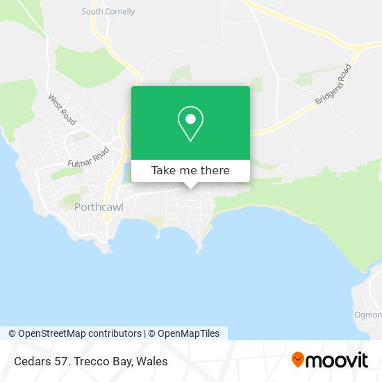 Cedars 57. Trecco Bay map