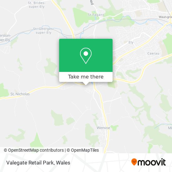 Valegate Retail Park map