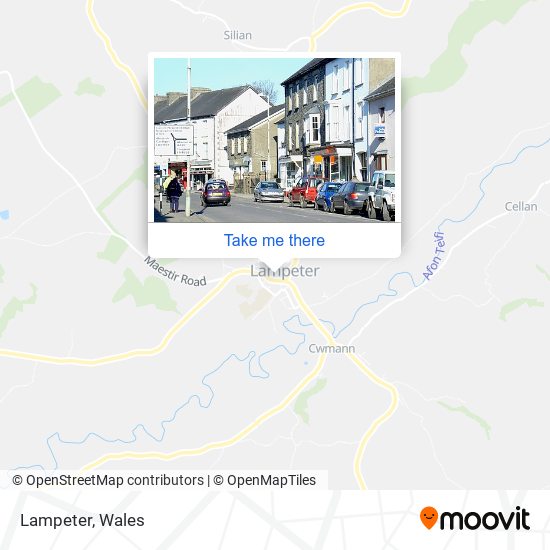 Lampeter map