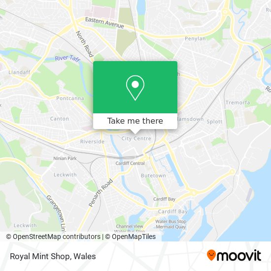Royal Mint Shop map