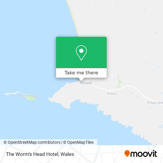 The Worm's Head Hotel map