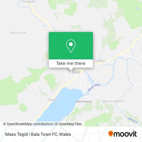 Maes Tegid | Bala Town FC map