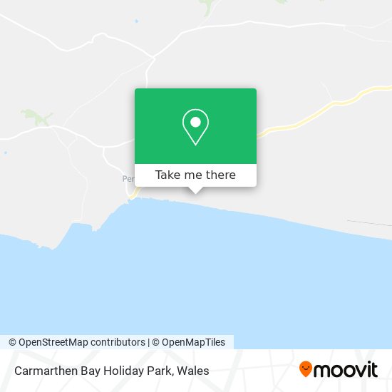 Carmarthen Bay Holiday Park map