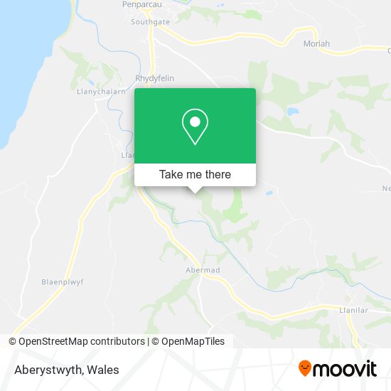 Aberystwyth map