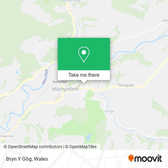 Bryn Y Gôg map