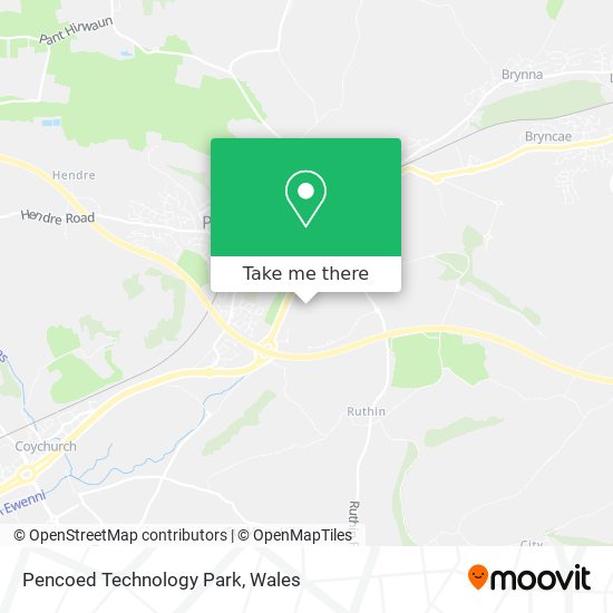 Pencoed Technology Park map