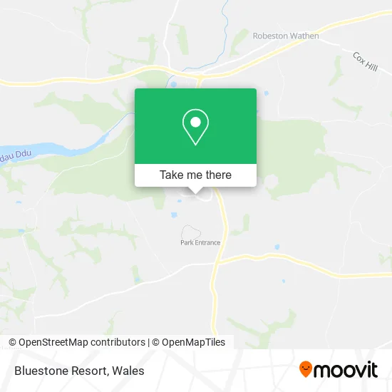 Bluestone Resort map