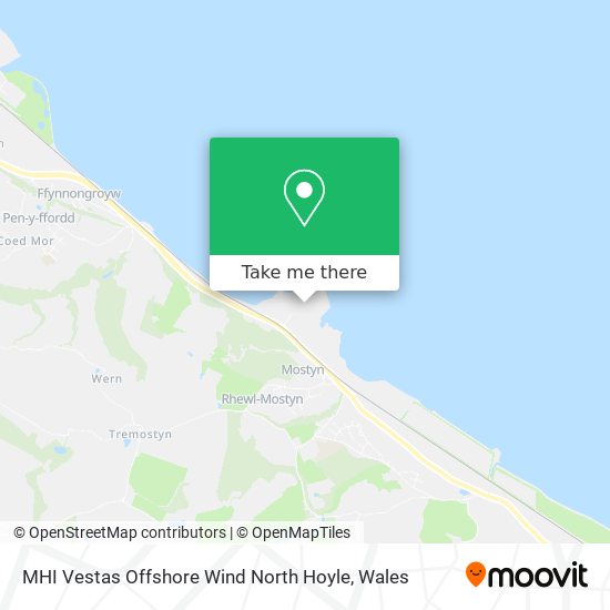 MHI Vestas Offshore Wind North Hoyle map