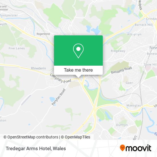 Tredegar Arms Hotel map