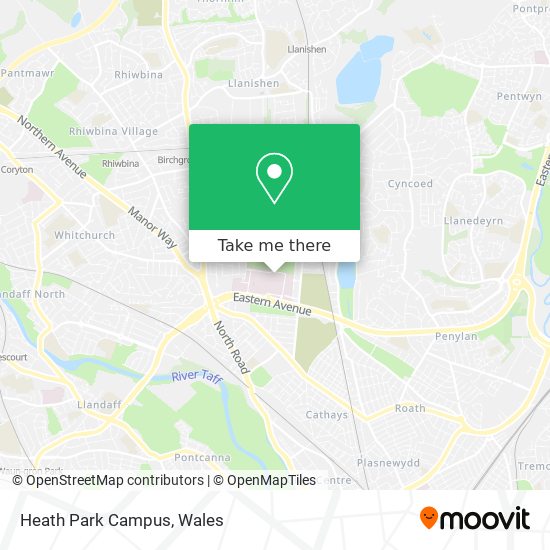 Heath Park Campus map