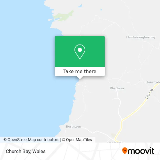 Church Bay Anglesey Map How To Get To Church Bay In Isle Of Anglesey By Bus Or Train?