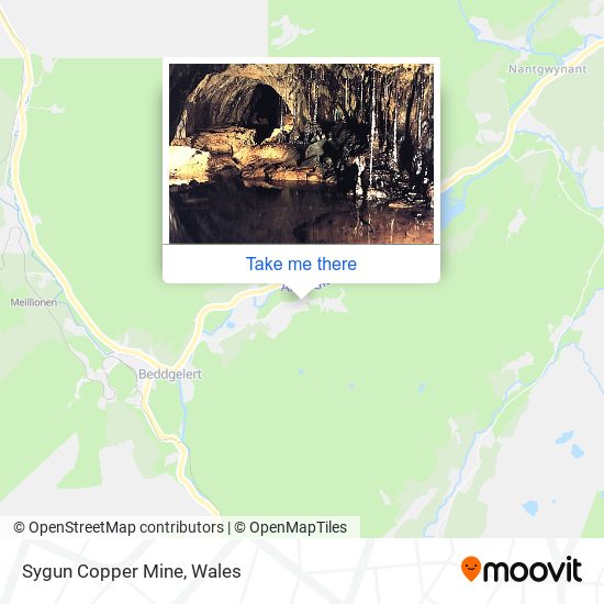 Sygun Copper Mine map