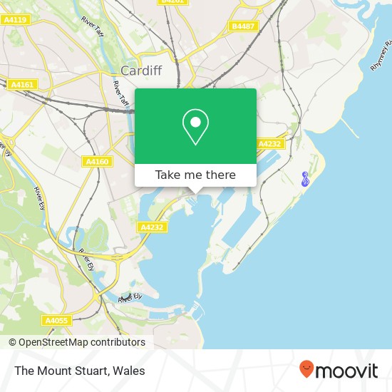 The Mount Stuart, Mermaid Quay Cardiff Cardiff CF10 5 map