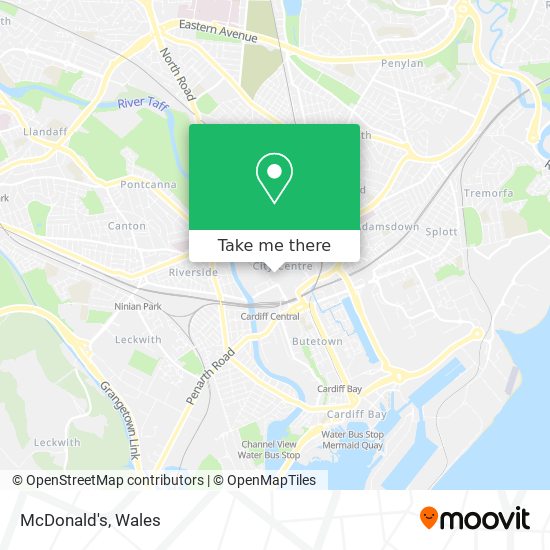 McDonald's map