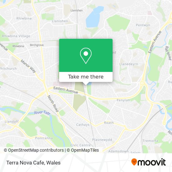 Terra Nova Cafe map
