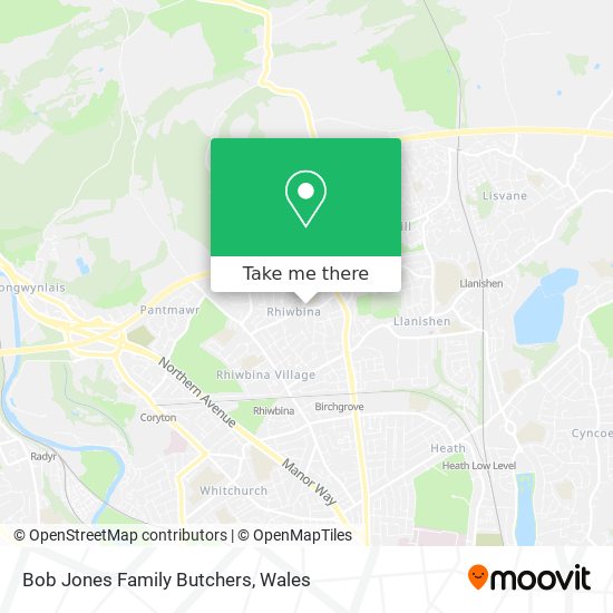 Bob Jones Family Butchers map