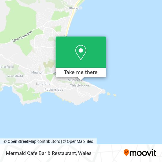Mermaid Cafe Bar & Restaurant map