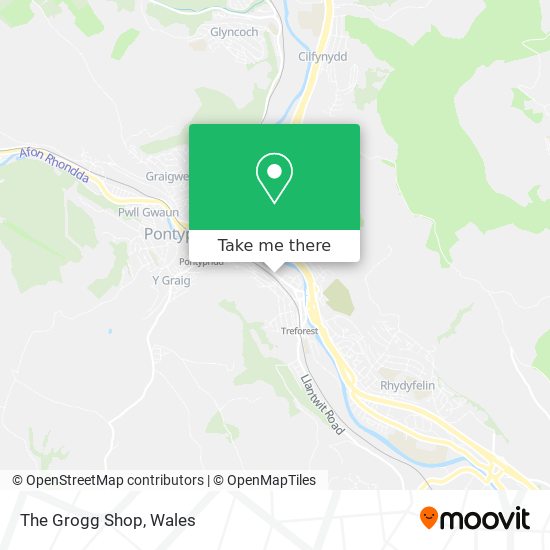 The Grogg Shop map