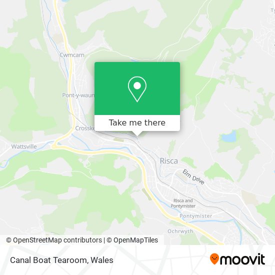 Canal Boat Tearoom map