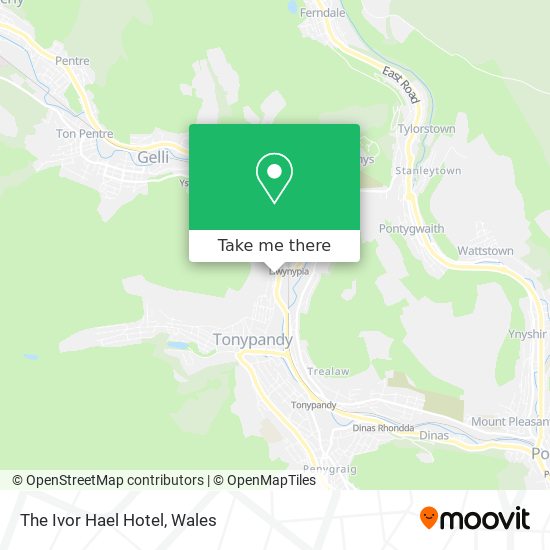 The Ivor Hael Hotel map