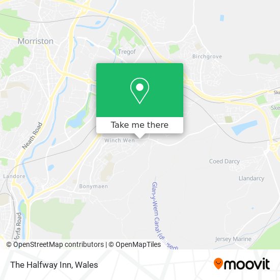 The Halfway Inn map