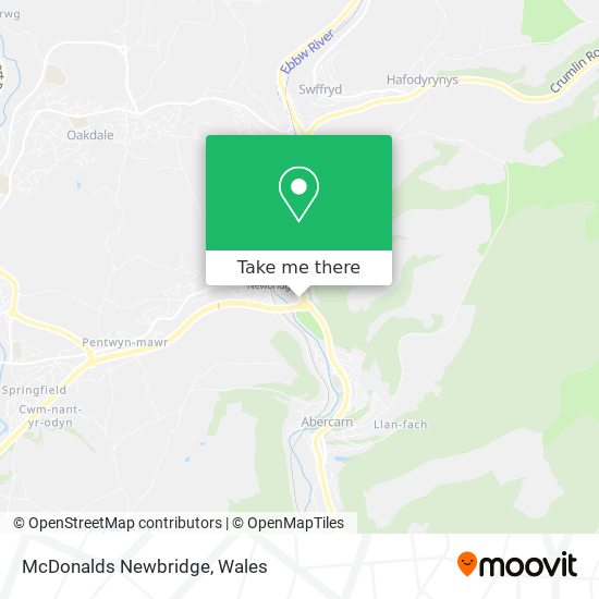 McDonalds Newbridge map