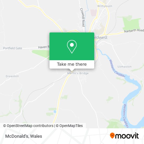 McDonald's map